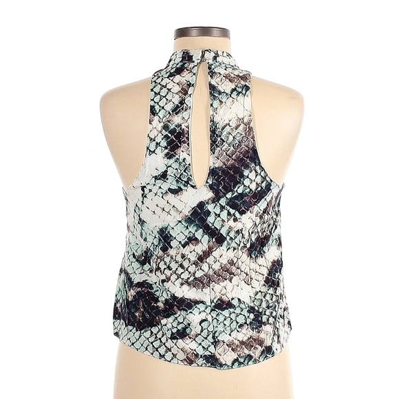 Olivaceous size medium snakeskin printed top - Picture 2 of 5